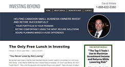 Desktop Screenshot of investingbeyond.com